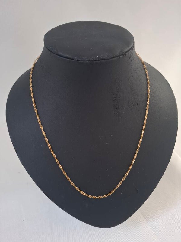 gouden elegante ketting