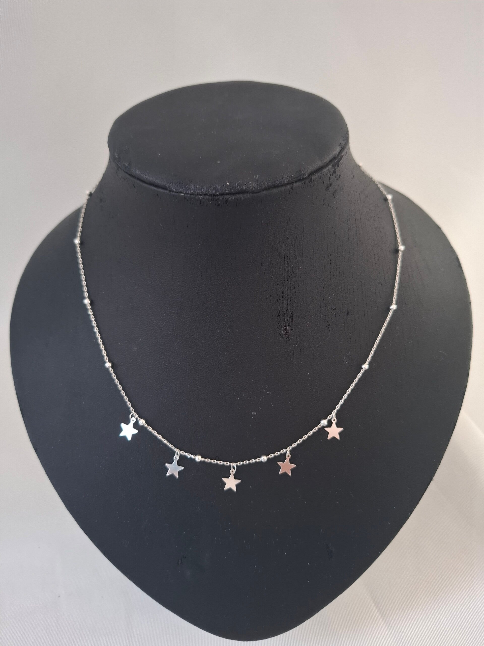 zilveren ketting met sterretjes