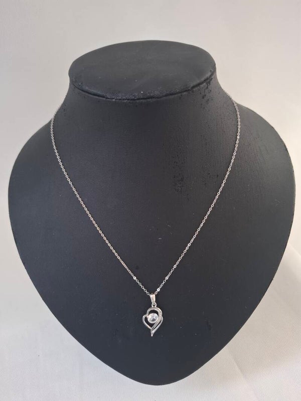 Zilveren hangerketting