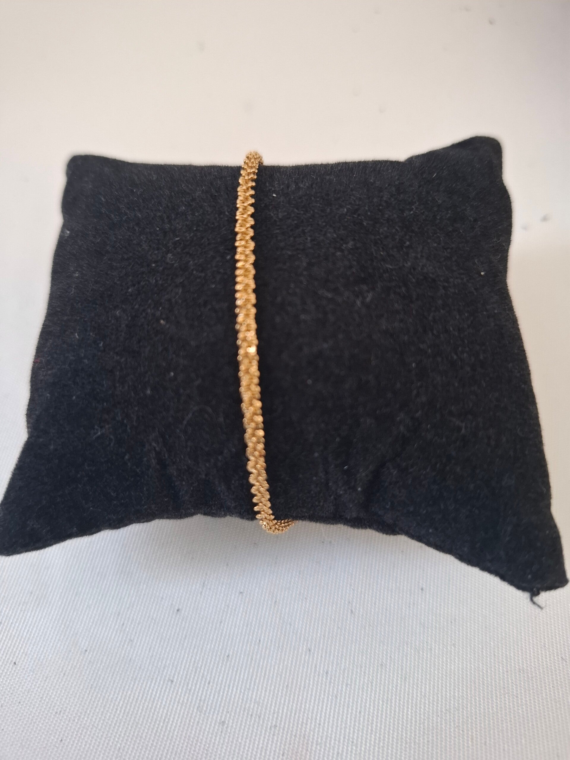 Gouden kabel armband