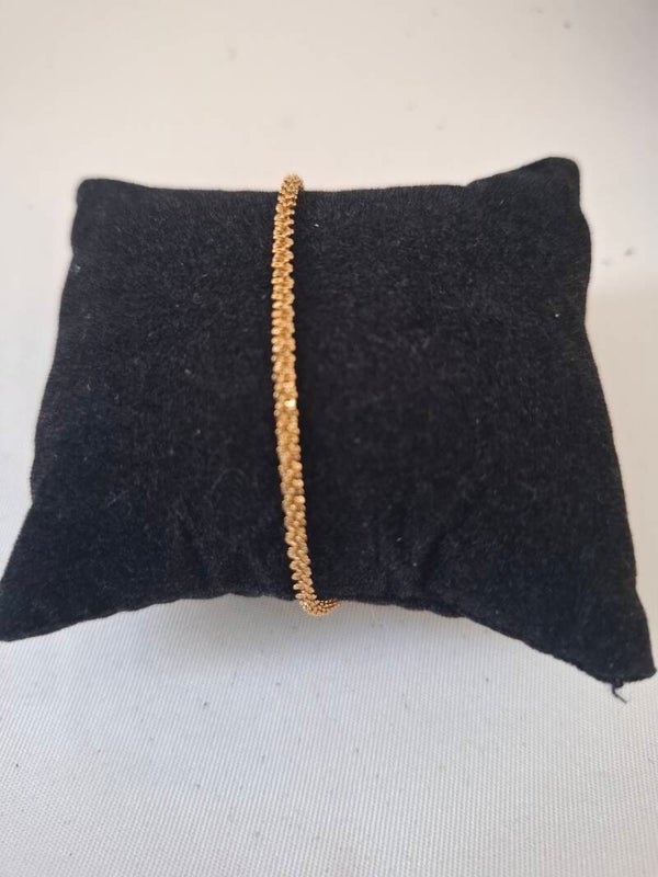 Gouden kabel armband