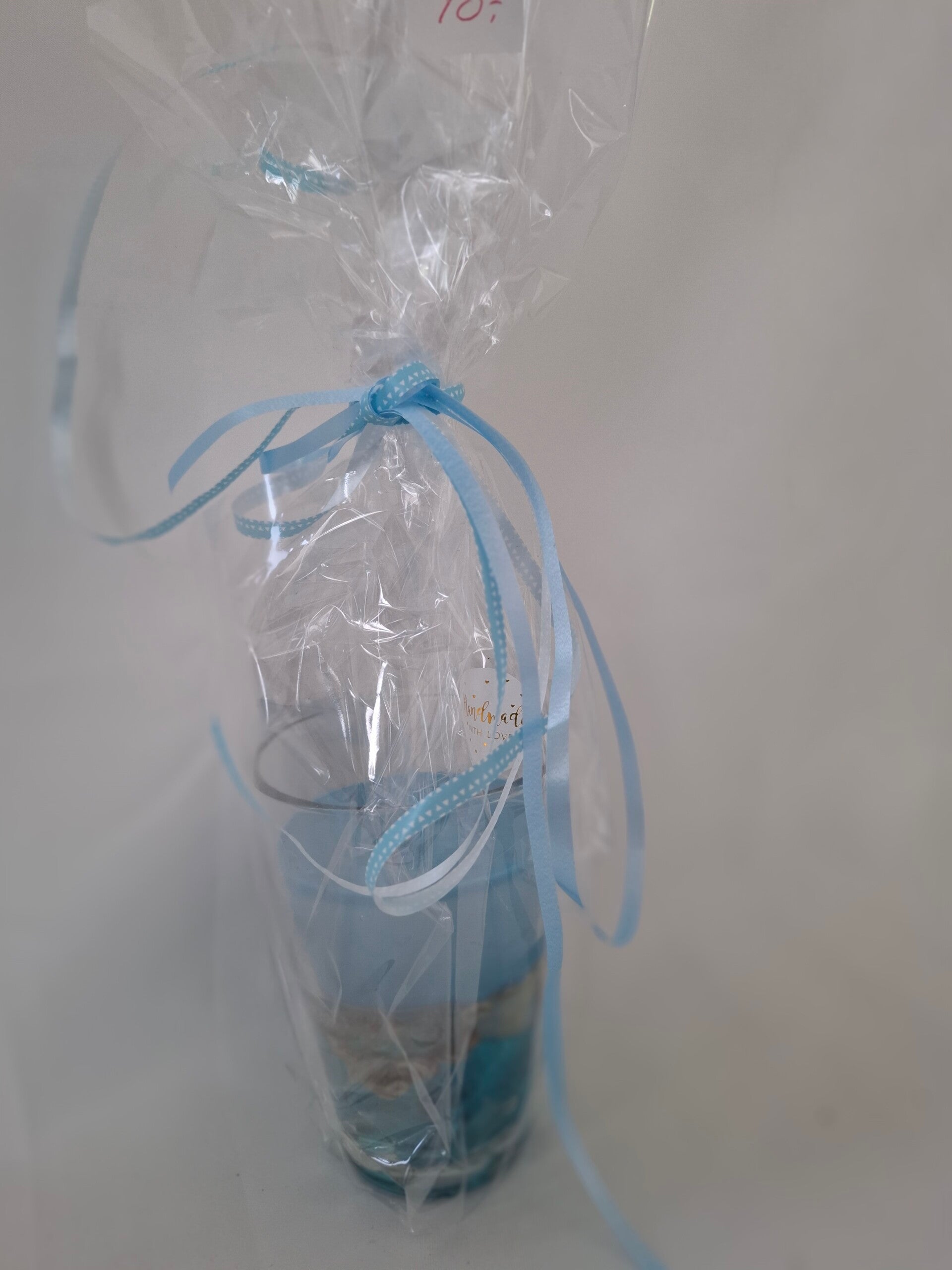 blauw en aqua blauw kaarsen