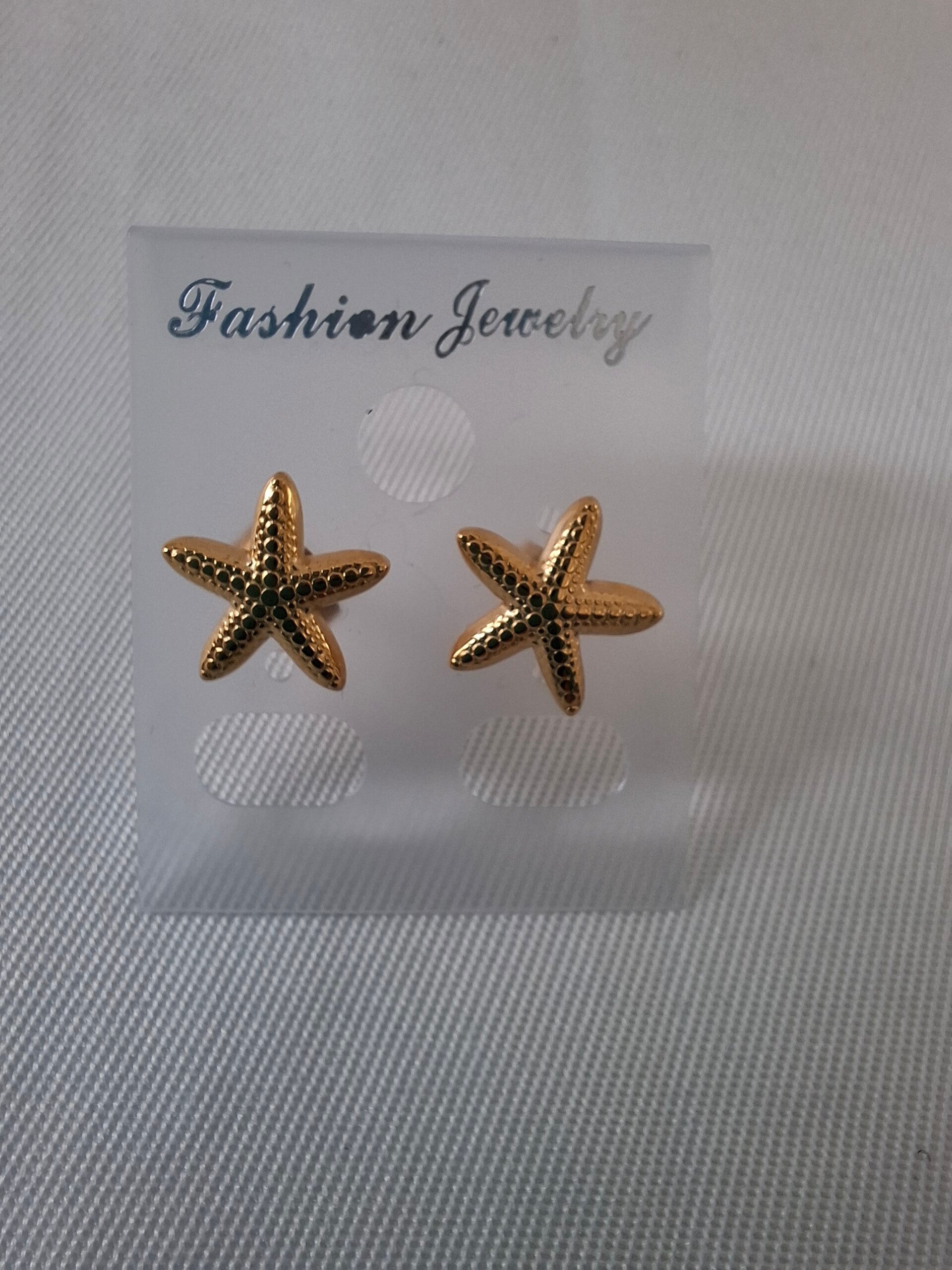 gouden zeester oorbellen