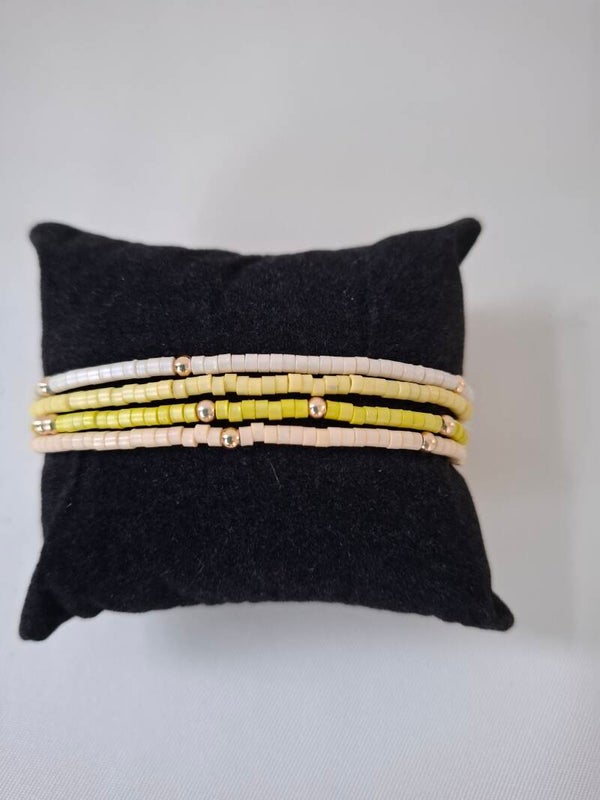 Zomerse kralen armbandjes
