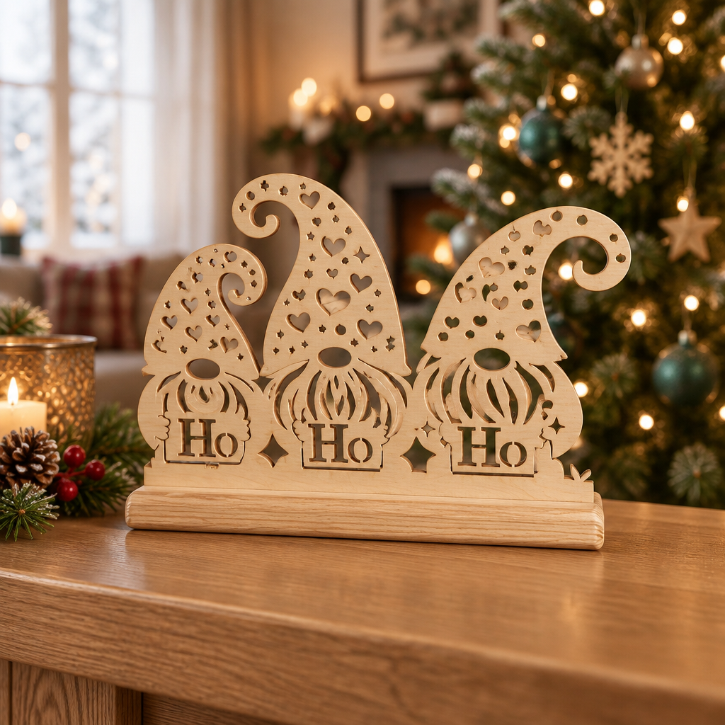 Wichtel „Ho Ho Ho“ – 19 × 25 cm