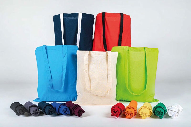 Verschiedene Baumwolltaschen