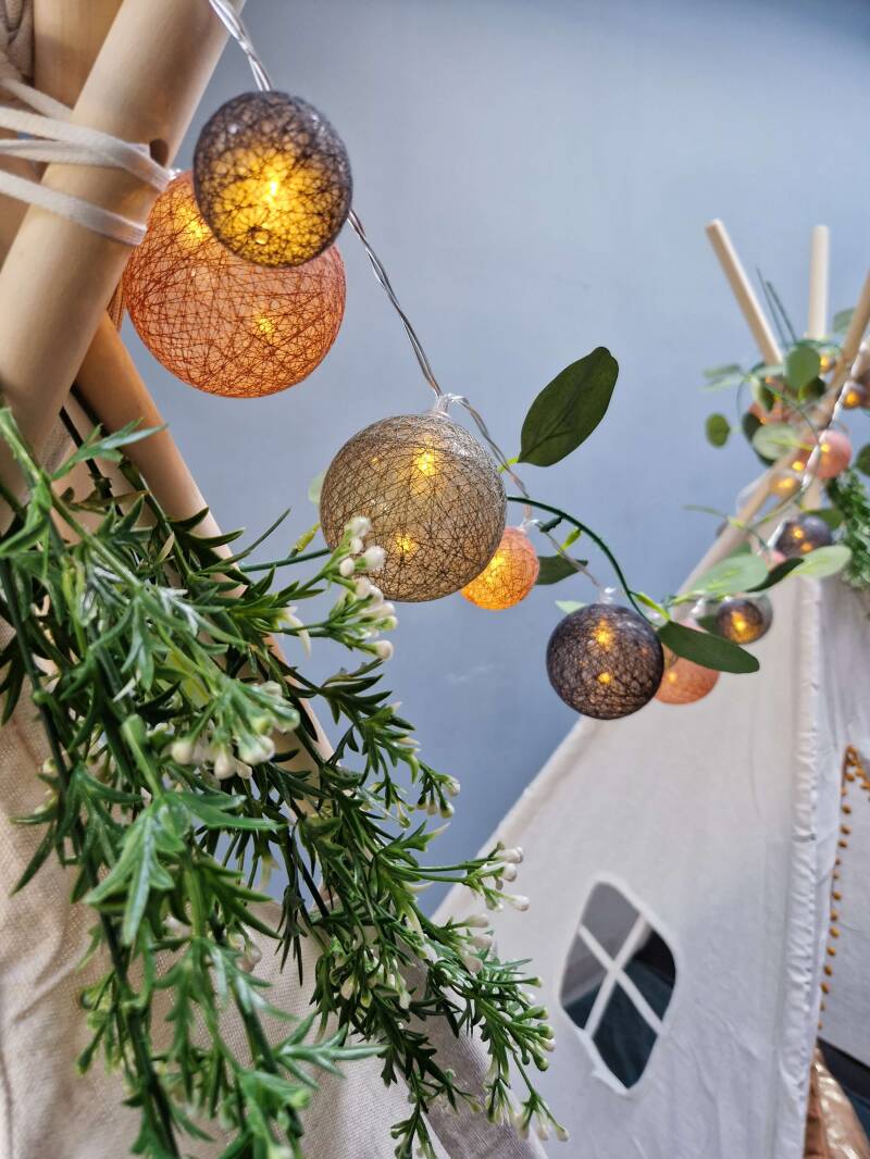 Tipi slaapfeestje thema relax and spa verlichting