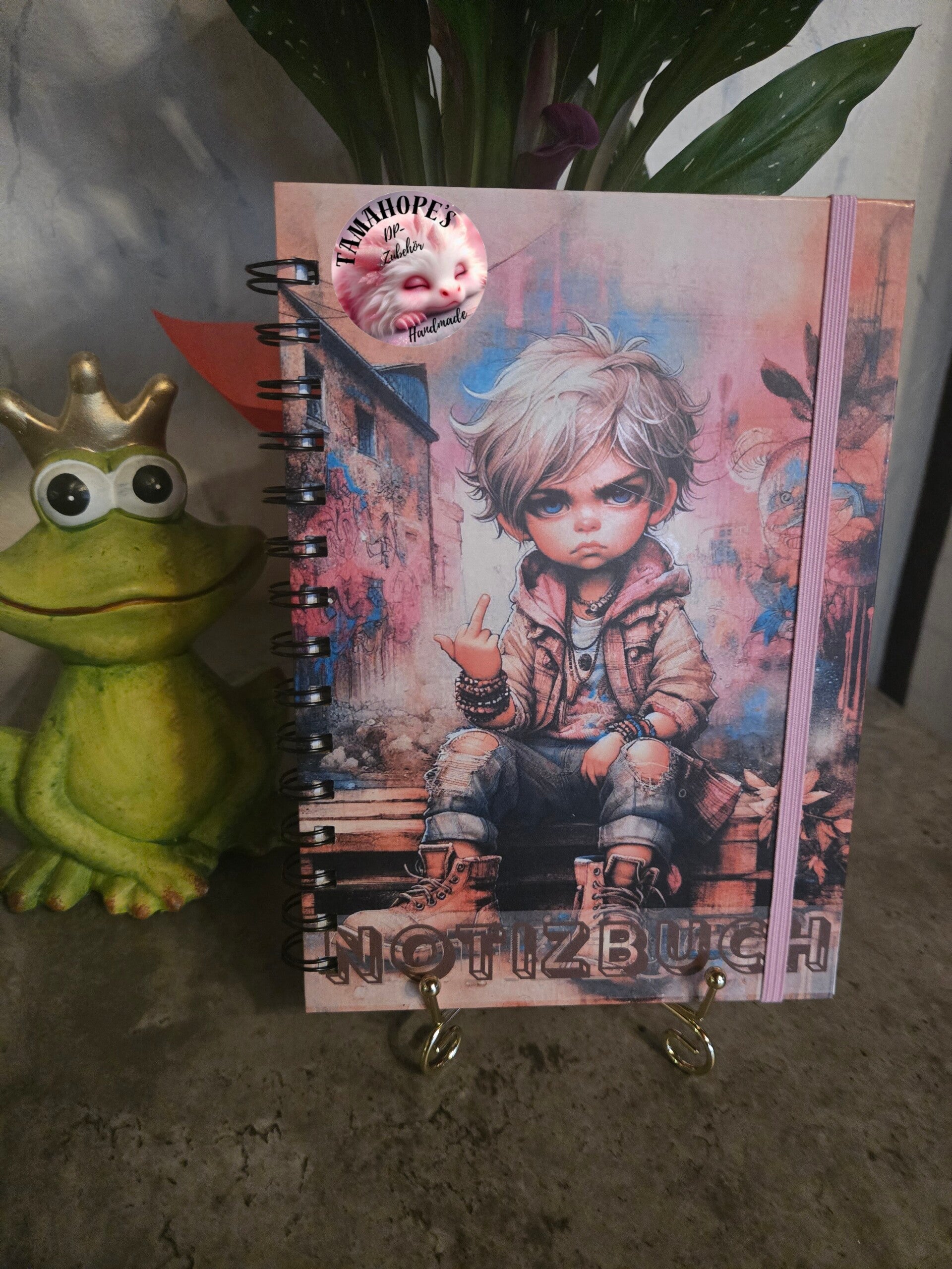 Notizbuch kleiner Junge