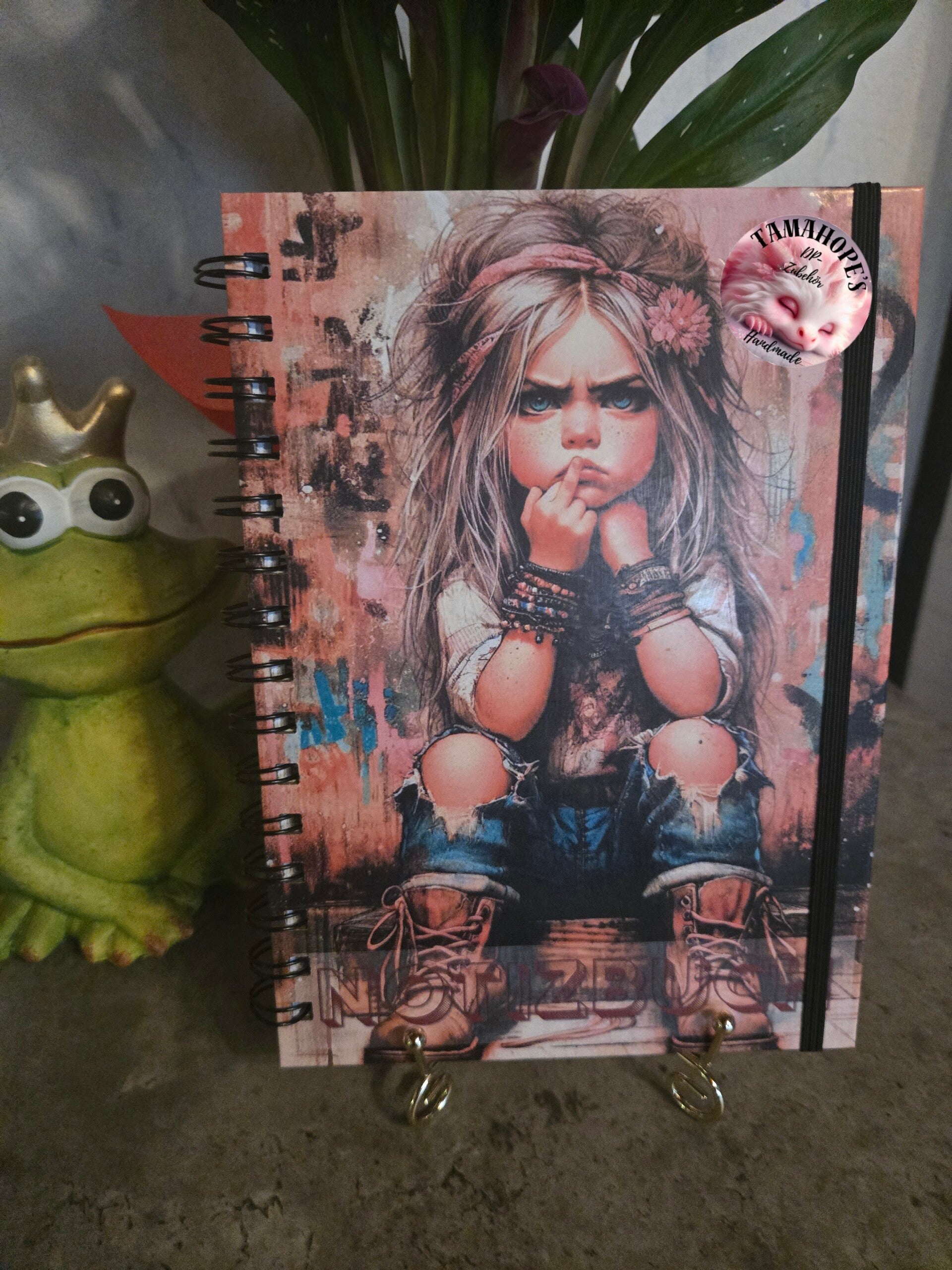 Notizbuch kleines freches Mädchen