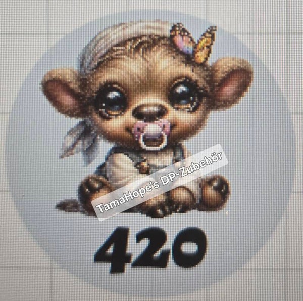 Diamond Painting Dosensticker