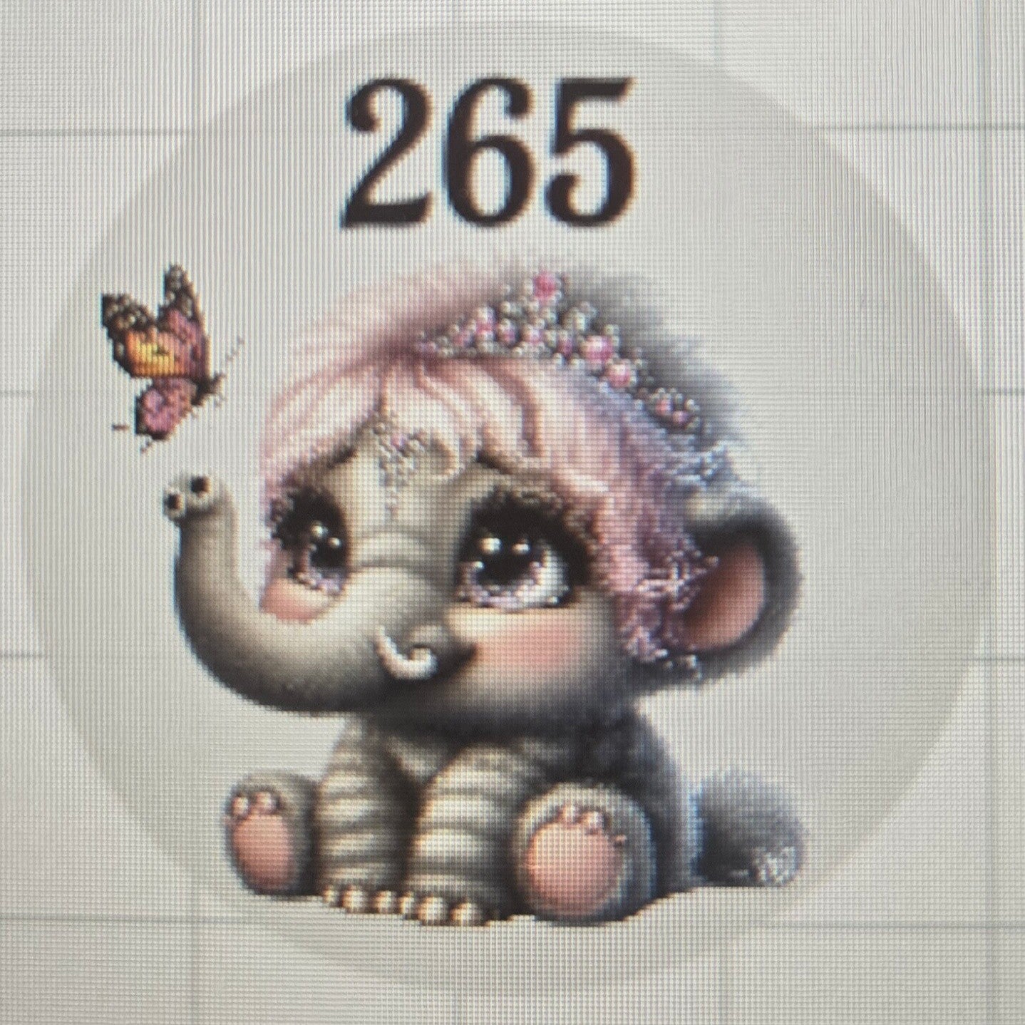 Diamond Painting Dosensticker