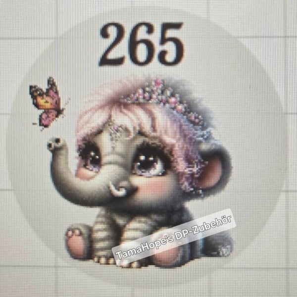 Diamond Painting Dosensticker