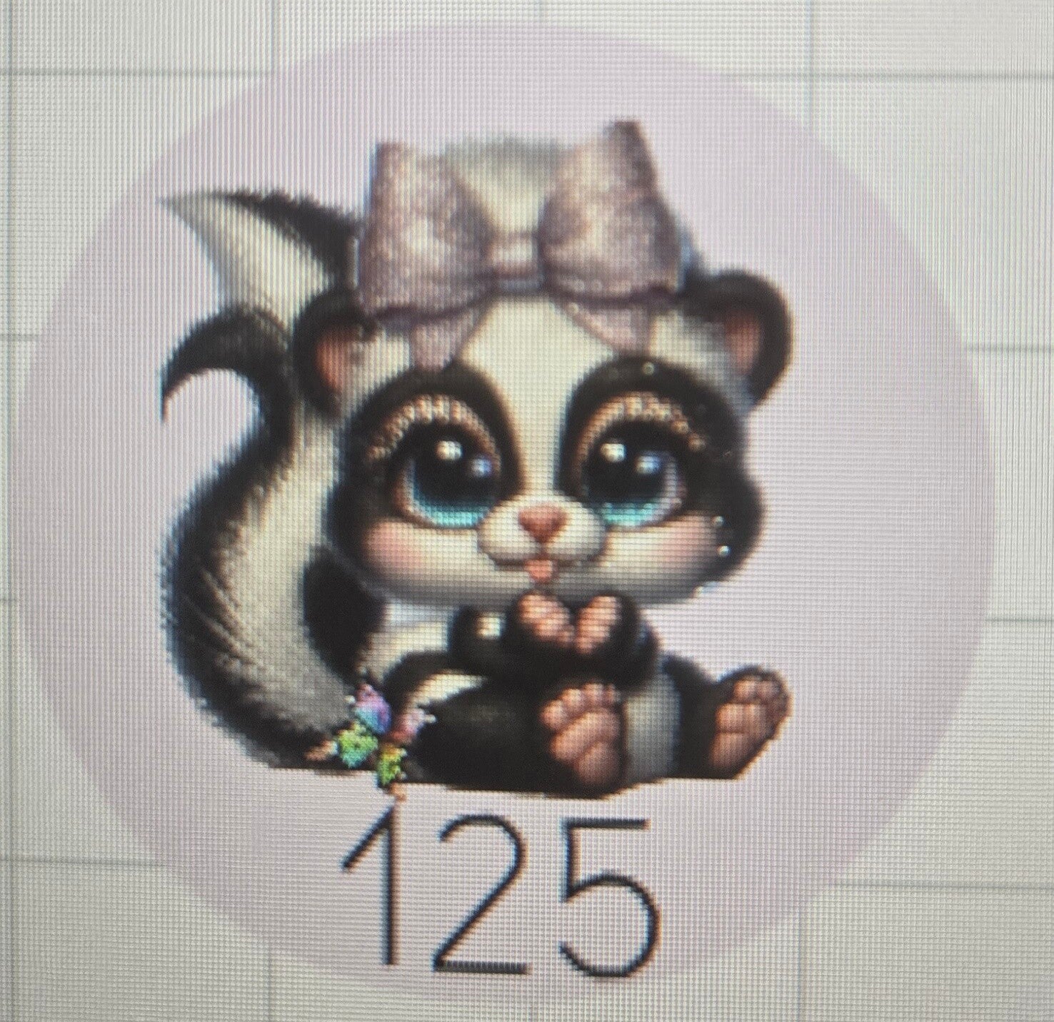 Diamond Painting Dosensticker