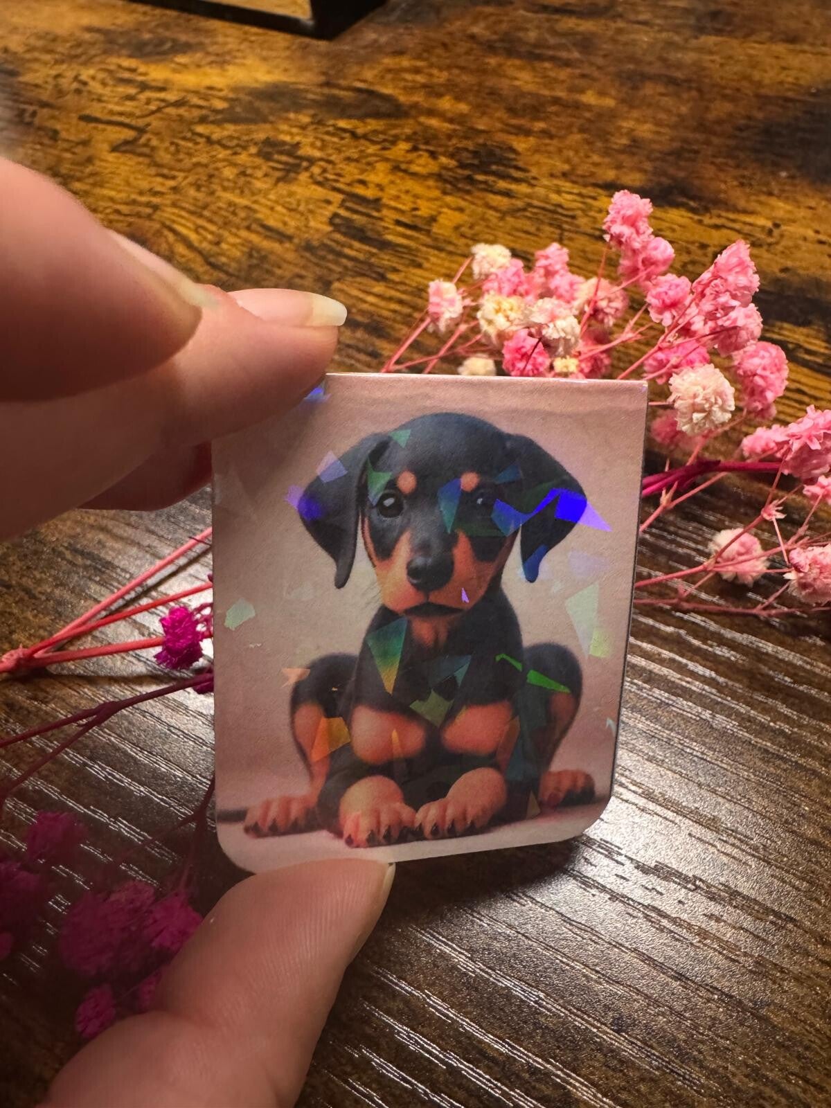magnetisches Lesezeichen Dobermann