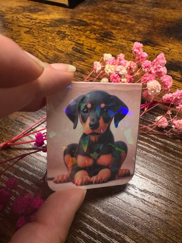 magnetisches Lesezeichen Dobermann