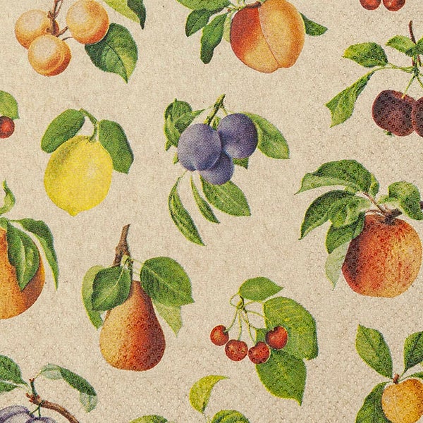 Cocktailservet fruitjes (pakje 20st.)