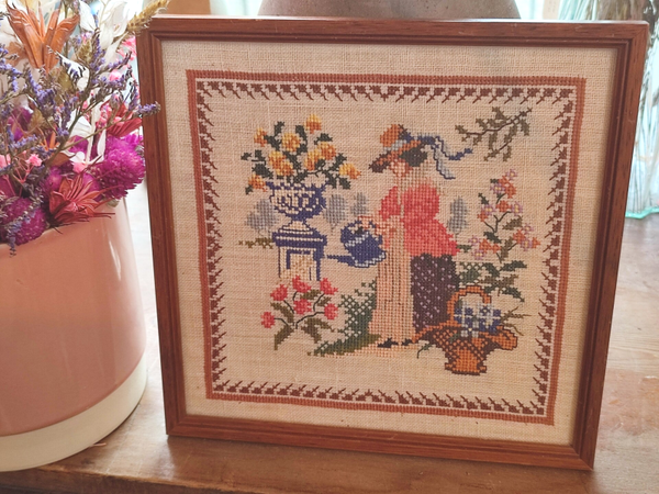 Vintage kader borduur
