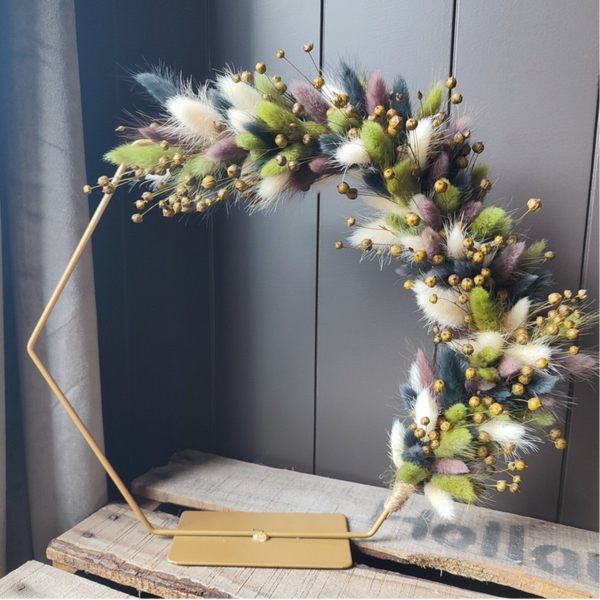 Staander hexagon goud-25cm of 30cm-B2B