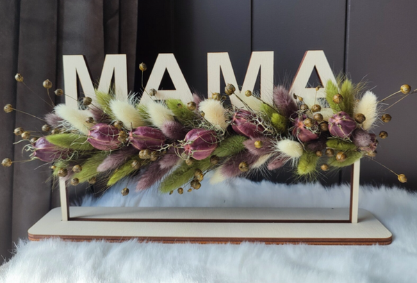 Rechthoekige staander Mama/Oma - 25cm