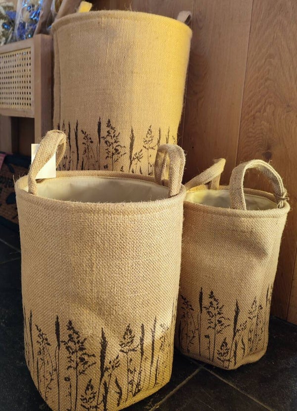 Mandenset jute - 3-delig