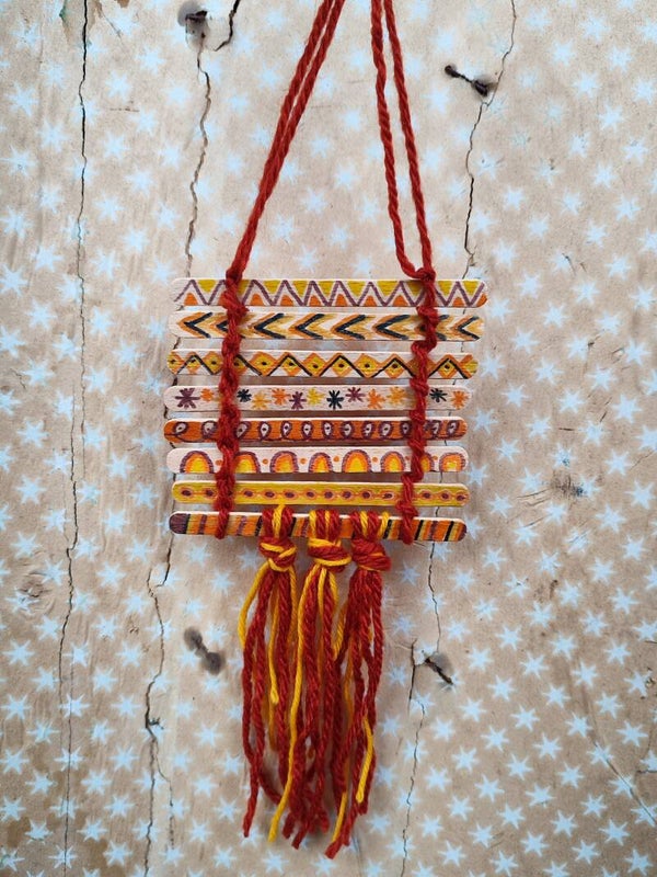 Workshop houten wandtapijt Kind 03/04
