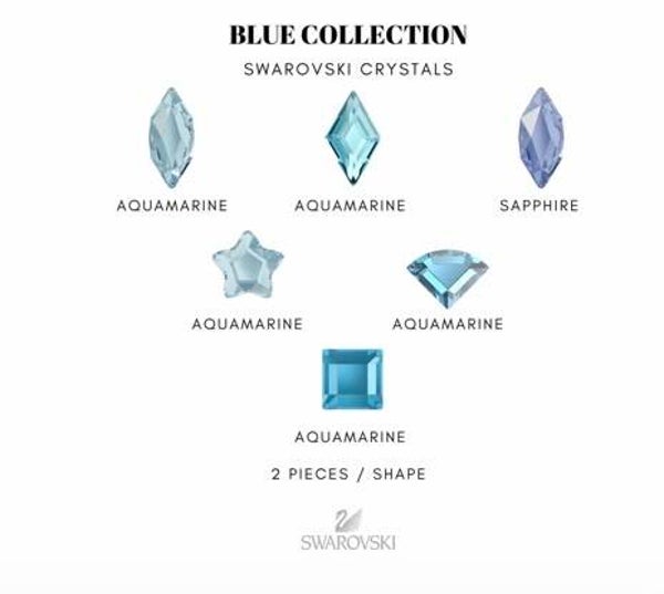 Collection Swarovski bleu