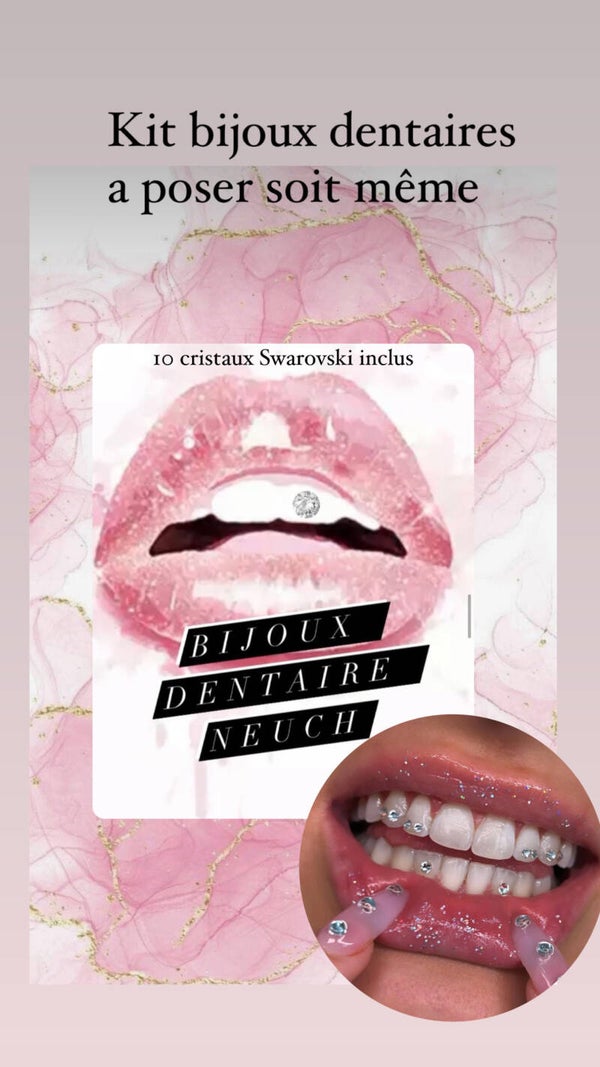 Kit bijoux dentaire à poser soit même