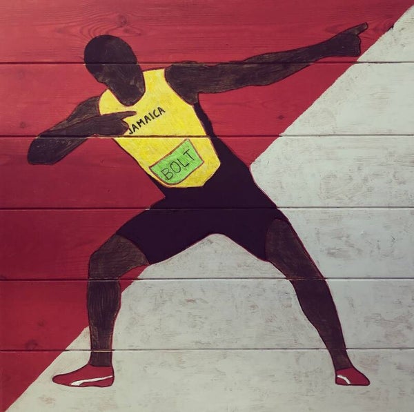 Usain Bolt (75x75x2.5)