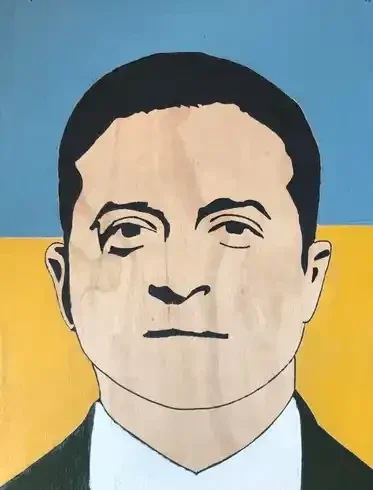 Volodymyr Zelensky (30x45x1)