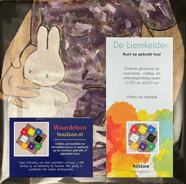 Zwanger op hout (gepersonaliseerd)