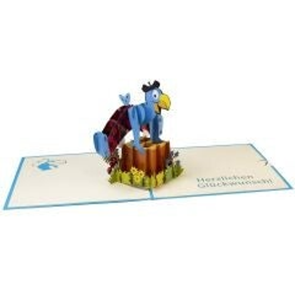 Globi mit Baumstamm handmade fairtrade