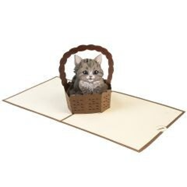 Katze im Korb handmade fair trade