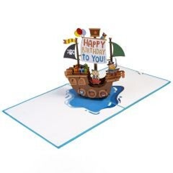 Piraten Happy Birthday handmade fair trade
