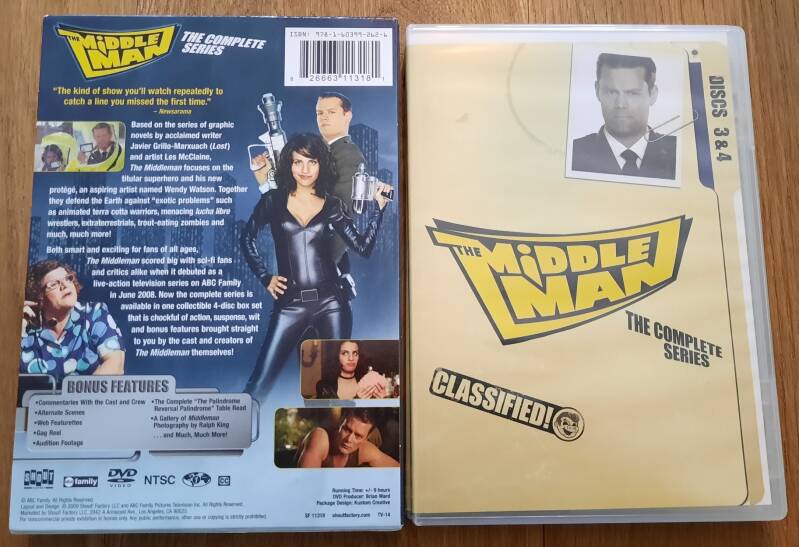 The Middleman, Blake's 7, Babylon 5, Star Trek, Stargate, Battlestar Galactica, The Expanse, The Orville,  Dark Matter, Doctor Who, Torchwood