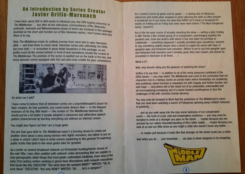 The Middleman, Blake's 7, Babylon 5, Star Trek, Stargate, Battlestar Galactica, The Expanse, The Orville,  Dark Matter, Doctor Who, Torchwood