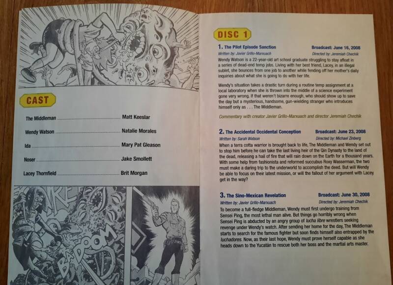 The Middleman, Blake's 7, Babylon 5, Star Trek, Stargate, Battlestar Galactica, The Expanse, The Orville,  Dark Matter, Doctor Who, Torchwood