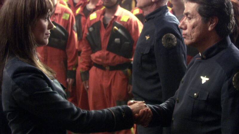 Battlestar galactica, sci-fi, space ships, time-travel, caprica