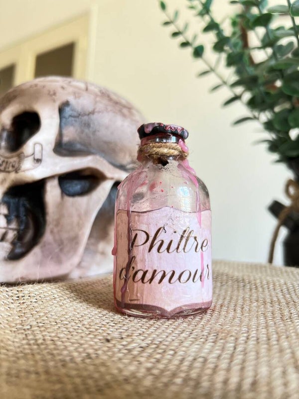 Potion décorative “Philtre d’Amour” – Halloween / Déco fantastique