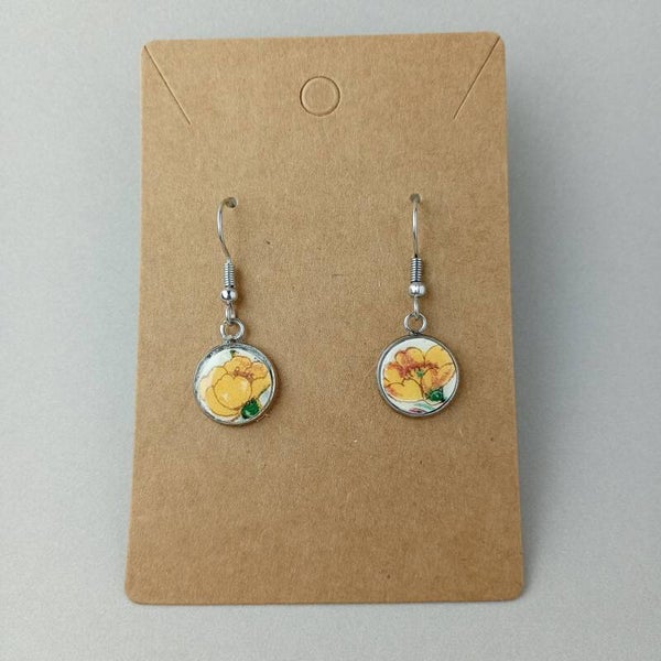 Boucles d’oreilles « Boutons d’Or »
