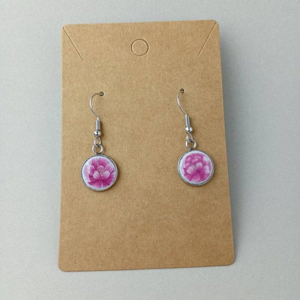 Boucles d’oreilles « Éclat de Pivoine »