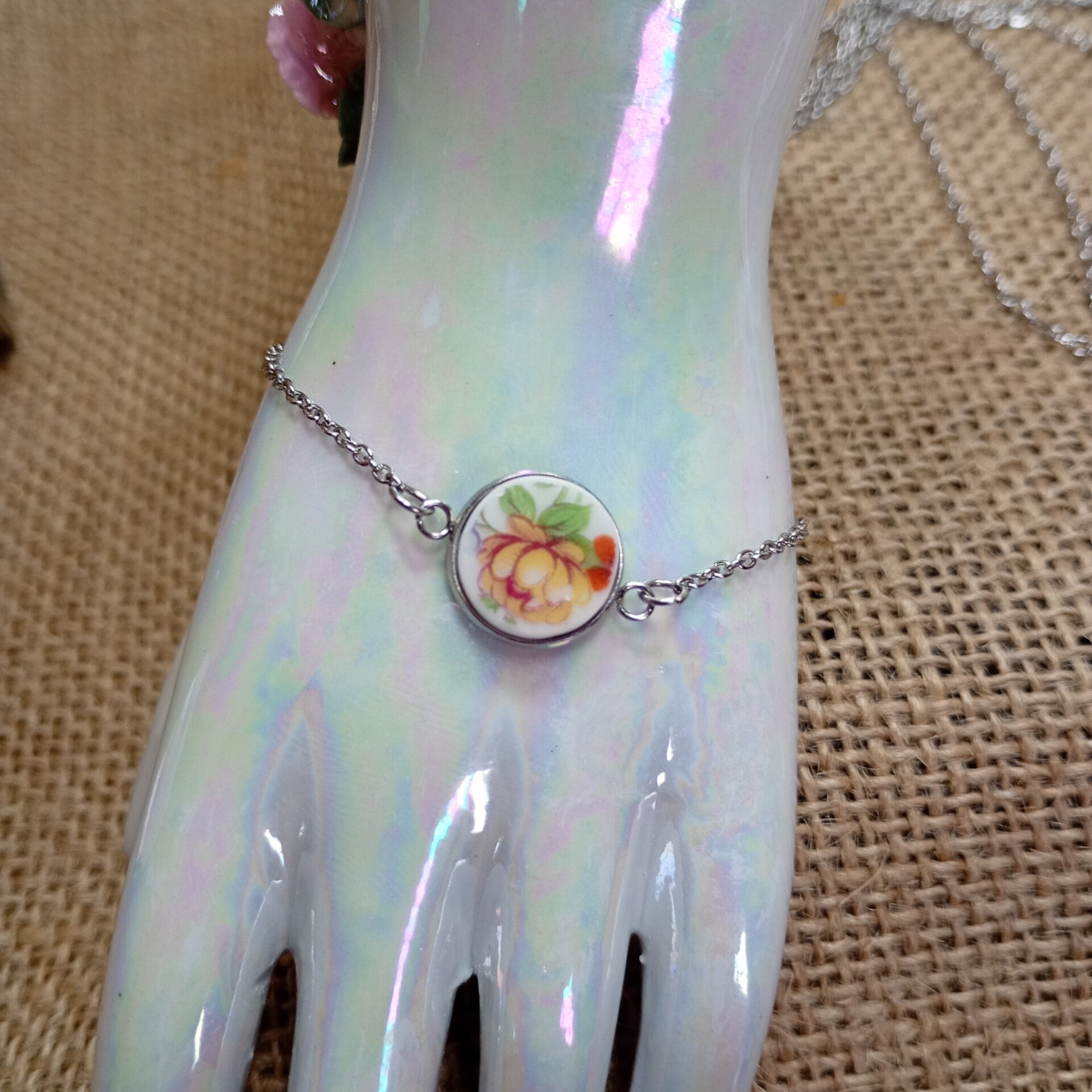 Bracelet Chaîne "Rose d'Antan"