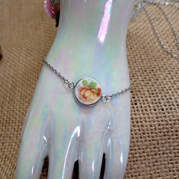 Bracelet Chaîne "Rose d'Antan"