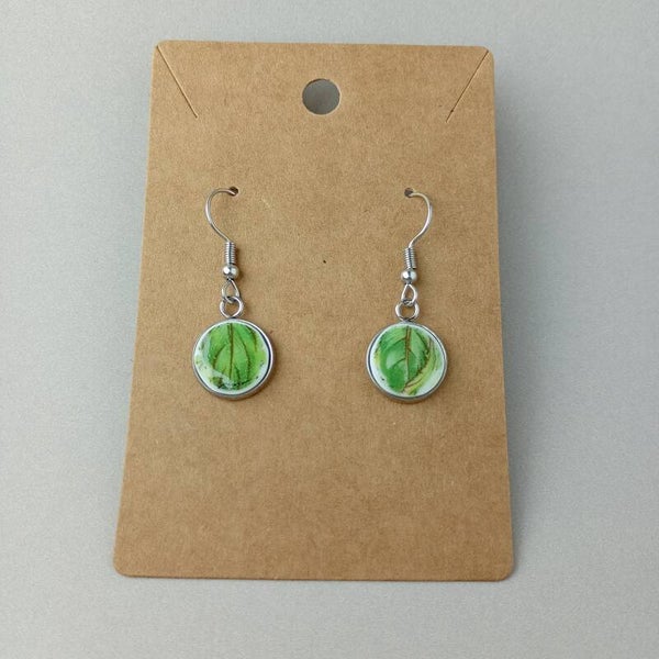 Boucles d’oreilles « Feuilles de Printemps »