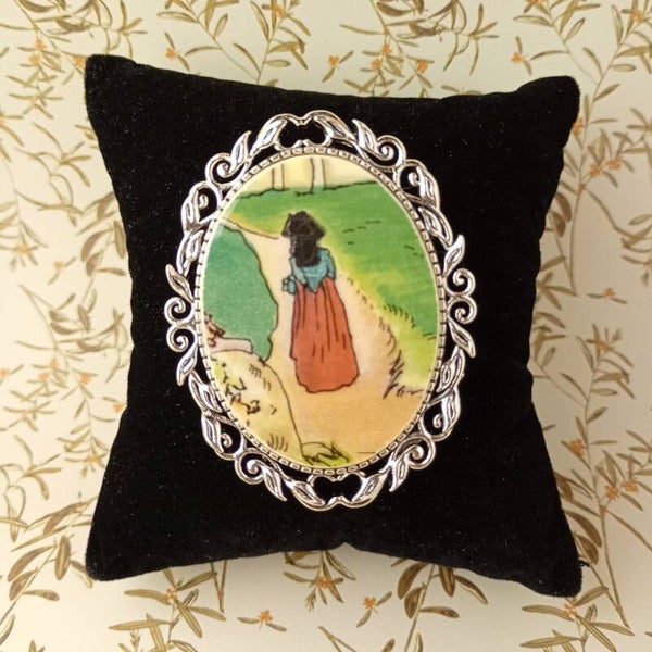 broche camée "promenade Alsacienne"