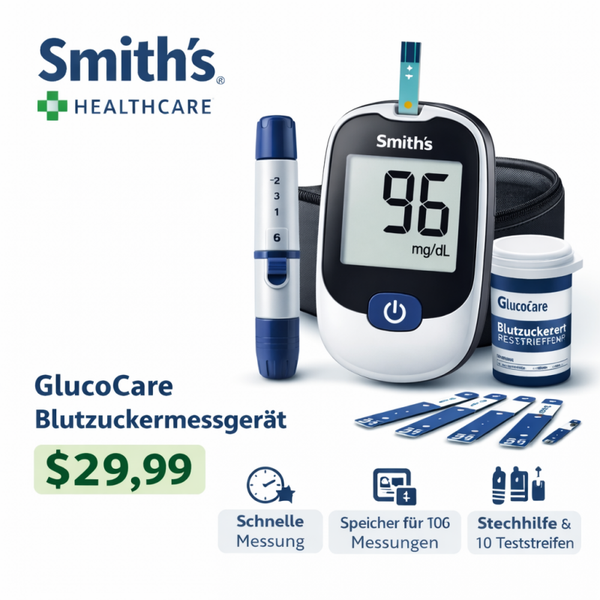 Smith’s Healthcare – GlucoCare Blutzuckermessgerät