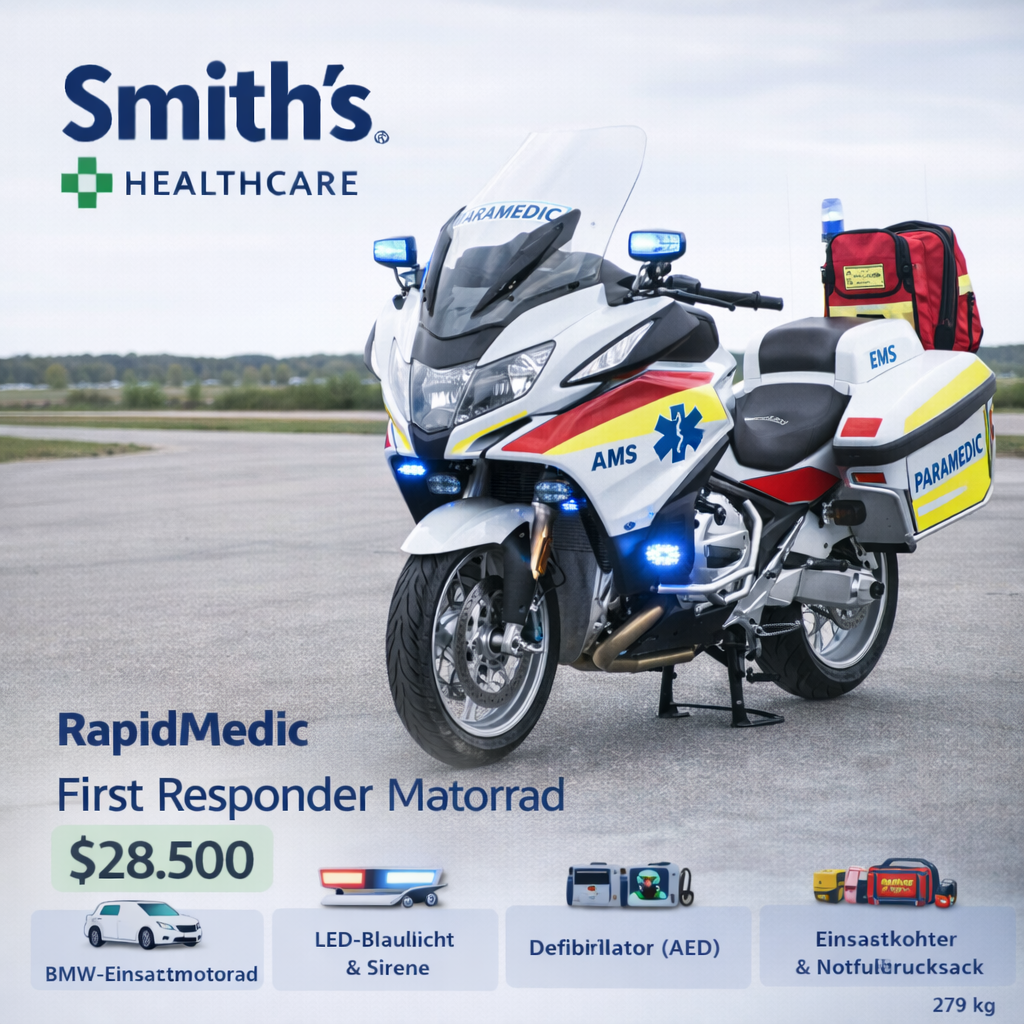 Smith’s Healthcare – RapidMedic First Responder Motorrad