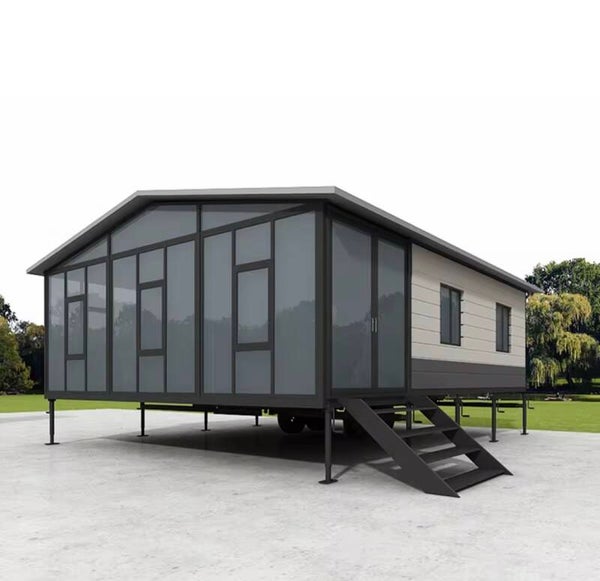 Custom Built Luxury Movable Mobile Expandable Prefab Homes Single Wide Tiny Home on Wheels