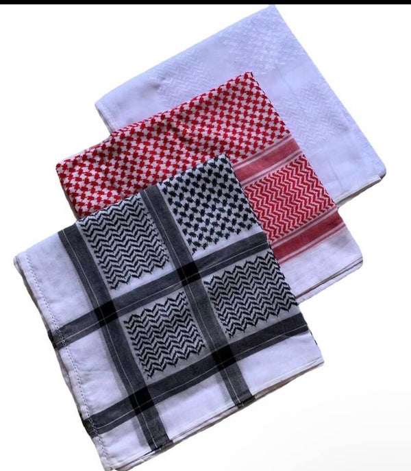 Men’s Turban Praying Hat Plaid Head Scarf