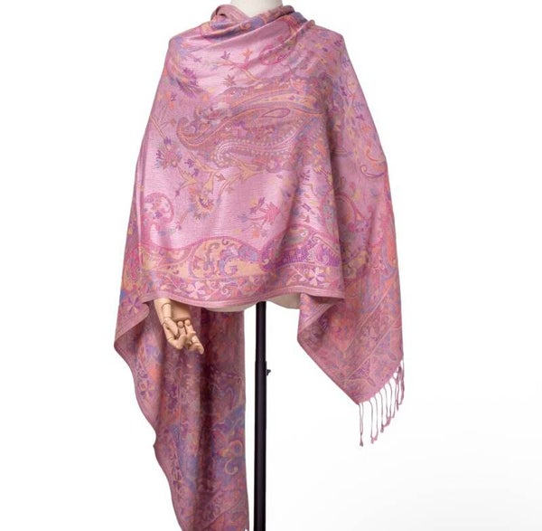 Hot Selling Europe fashion Woman Custom Pashmina Shawl Headwrap for Women Jacquard Elegant High Scarves & Shawls