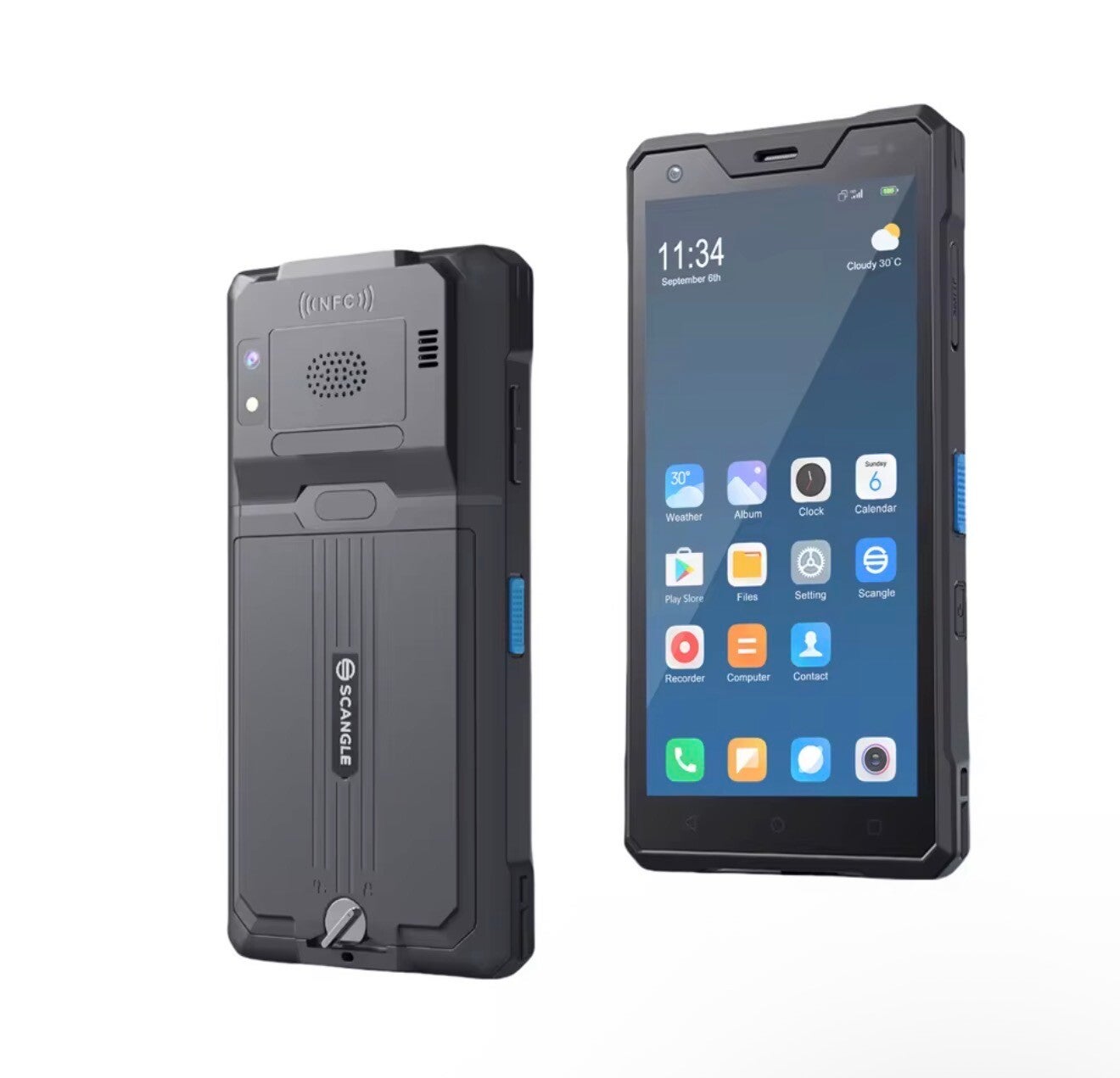 Scangle H2 Industrial Computer Phone  PDAs Support 4G & Android OS with Scanner For Warehouse Logistics
